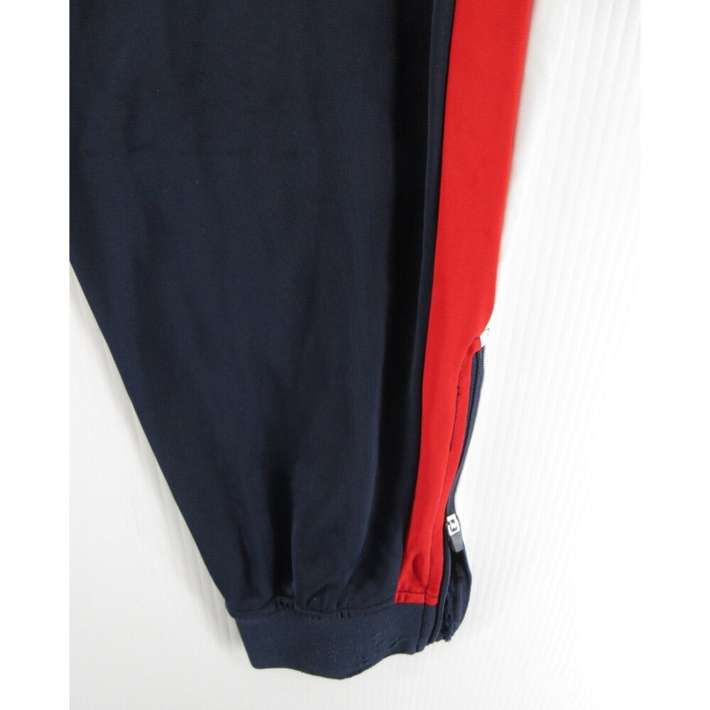 Sergio Tacchini Pants Medium Track Tennis Warm Up Ankle Zip Joggers - Picture 5 of 12